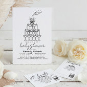 Baby's Bottle and Champagne Funny Thank You Runder Aufkleber