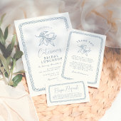 Budget Whimsical Lemon & Blue Brautparty