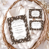 Whimsical Safari Animals Neutral Diapper Raffle Begleitkarte