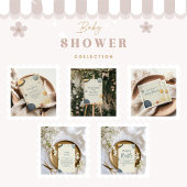 Whimsical Outer Space Baby Dusche Serviette