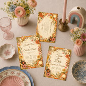 Whimsical Retro-Disco-Hochzeit Save The Date