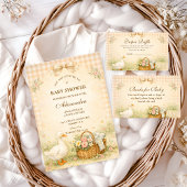 Whimsical Silly Goose Spring Diapper Raffle Begleitkarte