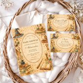 Whimsical Wizard Magic Diapper Raffle Begleitkarte