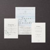 Elegantes Eukalyptus-Grün Serviette (Personalisiere diese Kollektion eines unabhängigen Creators.)