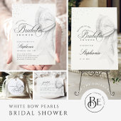 Elegante Bindung an das Brautparty des Knotens Einladung