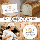 White Bread Wheat Home Bakery Visitenkarte