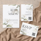 Elegant Oriental Magnolia Wedding Runder Aufkleber (Personalisiere diese Kollektion eines unabhängigen Creators.)