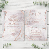 Tafelschild mit Goldkarten für Weiß und Rose Poster (Personalisiere diese Kollektion eines unabhängigen Creators.)