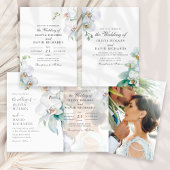 Moderne, elegante Hochzeit der Orchideen Rechteckiger Pappuntersetzer