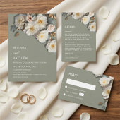 3D-Blumen-Hochzeit Sitzordnung Tischnummer