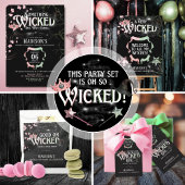 Wicked Theme Birthday Einladung