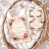 Wild Berry Garden Baby Shower Einladung