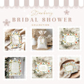 Wild Berry Romance Brautparty Serviette