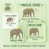 Wild One Elephant Celebration Accent Geschenktütchen