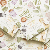 Safari Wild One 1. Geburtstag Serviette