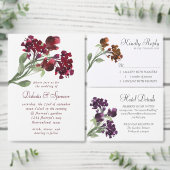 Wildblüte | Terracotta Orange Bohemische Blume Runder Aufkleber (Personalisiere diese Kollektion eines unabhängigen Creators.)