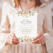 Wildblume Boho Field Gender Neutral Baby Shower Pappteller
