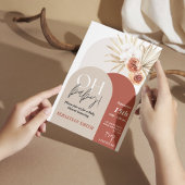 Wildblume Boho Babydusche Papiertüte Pappteller