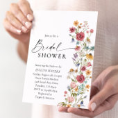 Wildblumen Brautparty Serviette