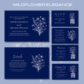 Wildblume Elegance-UAWG-QR-Code- Visitenkarte