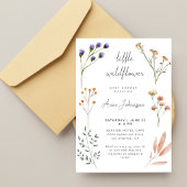 Boho-Wildblumen-Blumenrahmen-Rücksendeadresse