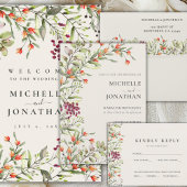 Wildblume Meadow Wedding Serviette