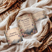 Wildflower Mountain Birthday Einladung