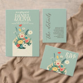 Wildblumen Hochzeit im botanischen Garten Geschenkanhänger (Personalisiere diese Kollektion eines unabhängigen Creators.)