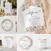 Wildblume Birthday Watercolor Partyhütchen