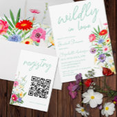 Wild verliebte Brautparty Runder Pappuntersetzer