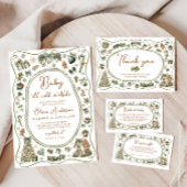 Moderne Winterkälte im Freien Sage kein Babyspiel Poster