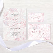 Babydusche Rosa Schneeflocke Wie groß ist der Bauc Poster