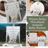 Karten und Geschenke Unterschreiben Winter Boho Wo Poster