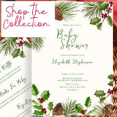 Winter-Grün-Babyshower-Mitgebs-Tasse Kaffeetasse