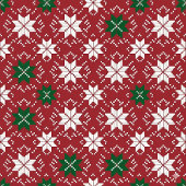 Scandinavian Fair Isle Christmas Edition 1 Geschenkpapier