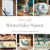 Feierlicher Wreath Swag Holiday Serviette