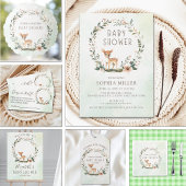 Rustic Deer-Themed Baby Shower Pappbecher