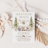 Wald-Abenteuer Oh-Junge-Baby-Party Serviette