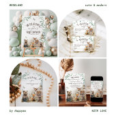 Waldgrün von Wäldern Baby Dusche Windeln Poster