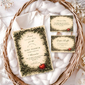 Woodland Apple Forest Diapper Raffle Begleitkarte