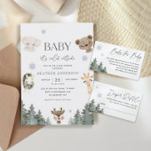Woodland Baby Es ist kalte Außendusche Serviette