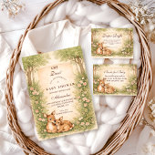 Woodland Deer Baby Shower Serviette