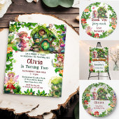 Enchanted Garden Fairy Birthday Welcome Poster