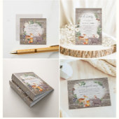 Woodland Animal Friends Sparkle Baby Dusche Geschenkanhänger