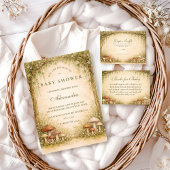 Waldpilz-Bogen-Windel-Raffle Begleitkarte