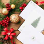 Waldbaumen Weihnachten Geschirrtuch