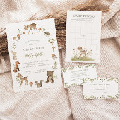 Baby-Duschkarten für den Wald