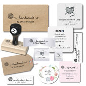 Benutzerdefiniertes Häkel- oder Stricklabel für Ha Geschenkanhänger