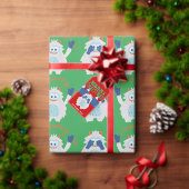 Whimsical Yeti Kinder Weihnachten kein Pinkeln Geschenkanhänger (Personalisiere diese Kollektion eines unabhängigen Creators.)