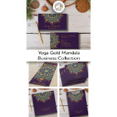 Yoga Gold Mandala Klemmbrett